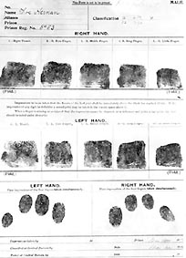 1st Fingerprint Record